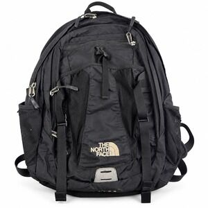 The North Face Recon Black Mens Outdoor Hiking Laptop Backpack Bag